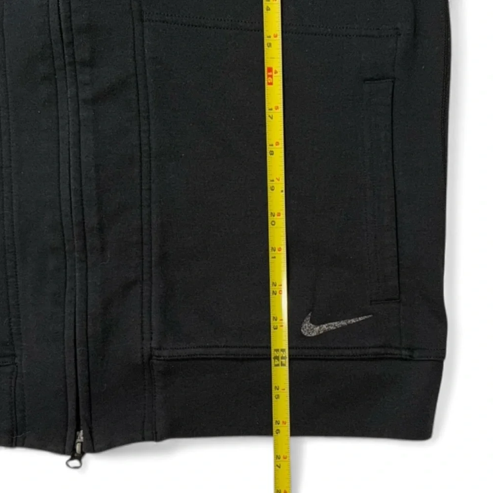 Nike Yoga Dri-FIT Full-Zip Fleece Men's Black‎ Hoddie Jacket - Medium